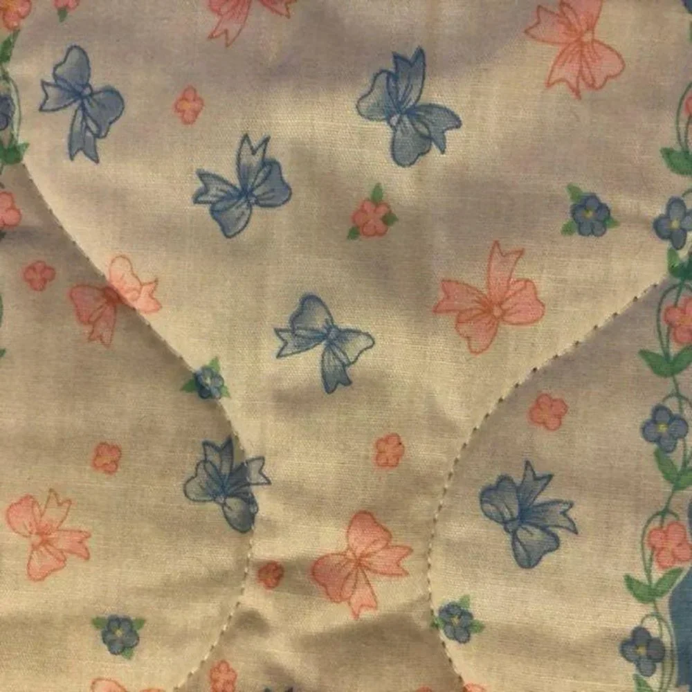 Handmade Baby Blanket Quilt Crib Throw Used